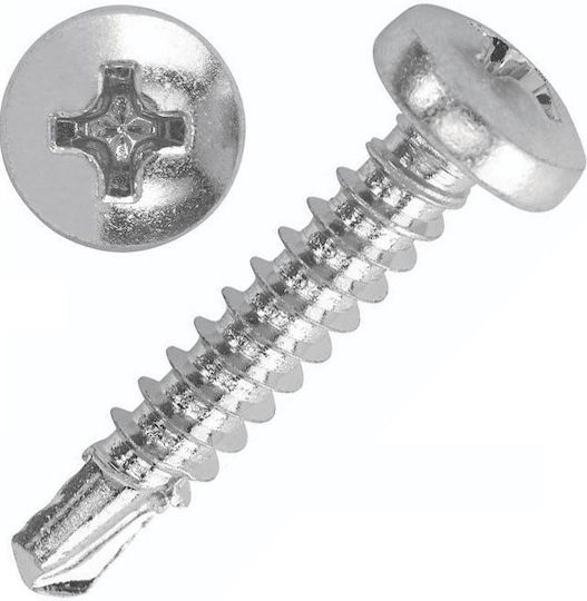 Selbstschneidend Bohrschraube Kreuzschlitz Metallisch DIN DIN7504N mit Durchmesser M5.5 und Länge 32mm
