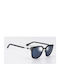 Tonino Lamborghini Sunglasses with Gray Frame and Blue Mirror Lens TL613 54