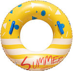 Summer Inflatable Floating Ring Yellow 80cm