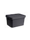 Cyclops Plastic Storage Box with Lid Gray 36x27.5x21.5cm