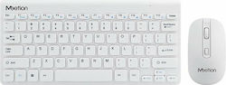 Meetion MT-MINI4000 Wireless Keyboard & Mouse Set with US Layout White