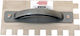 Ariston Fliesenspachtel Inox Gezahnte 280x130mm mit Kunststoffgriff Κ.10270