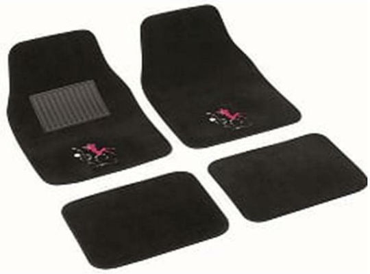 Bottari Set of Front and Rear Mats 4pcs Black