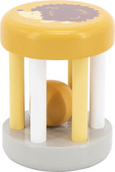 Viga Toys Holzrassel Zylinder - Igel Yellow Viga Toys Holzrassel Zylinder - Igel Yellow
