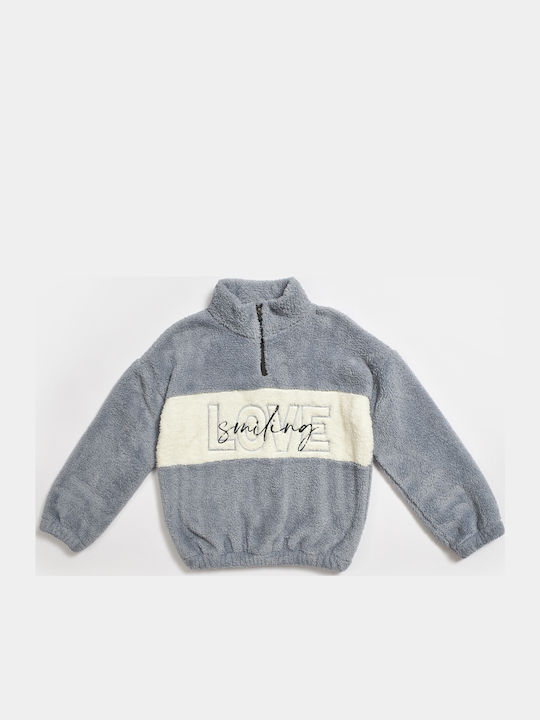 Evita Kinderhemd Langarm Gray