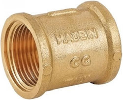 Cavaletto Muff Brass 1/4" 59021