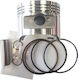 Motorcycle Piston 58mm for Honda Astrea Grand 100 / Astrea Supra 100
