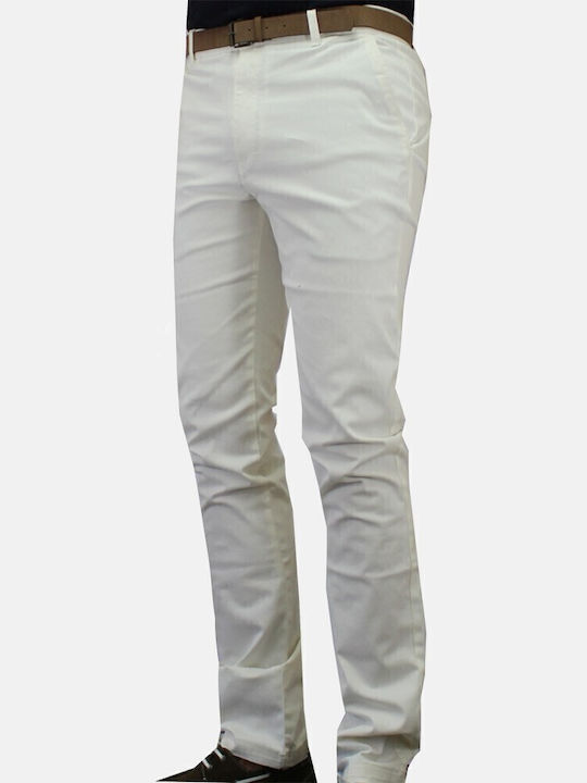 Herrenhosen Chino Weiß