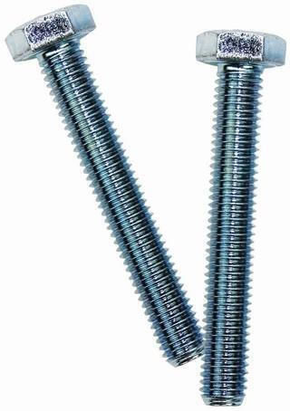 Șurub Hexagon Galvanizat cu Diametru M8 și Lungime 20mm
