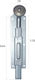 Türgriff 250mm Silber