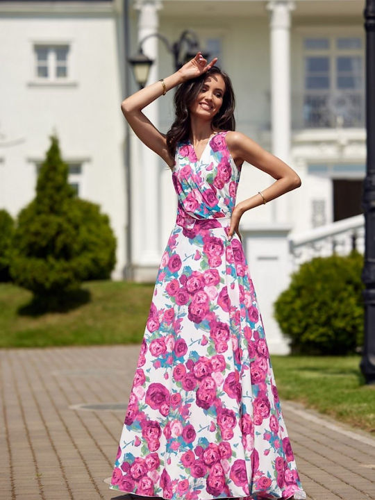 Roco Fashion Rochii de vară pentru femei Maxi Rochie pentru Nuntă / Botez Roz