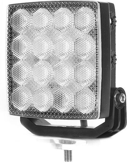 Squareς Headlights Car LED Nissan PickUp 10 - 30V 39W 11cm with White Lighting 1pcs