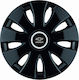 Jestic Set Capace De Roți Auto Compatibilitate Chevrolet 4 Bucăți 14 Negru