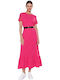 Liu Jo Maxi Rochie Fuchsia