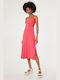 BSB Summer Midi Dress Fuchsia