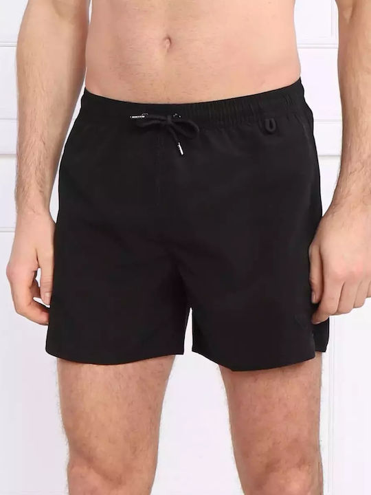 Emporio Armani Herren Badehose Schwarz Monochrom