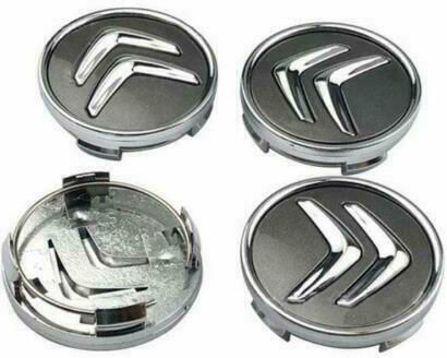 Capace Centru Roată Citroen cu Diametru Interior 60mm Gri 4buc