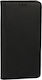 NetOne Style Smart Book Piele Artificială Neagră (Realme 9i)