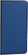 NetOne Style Smart Buch Synthetisches Leder Blau (Realme 9i)