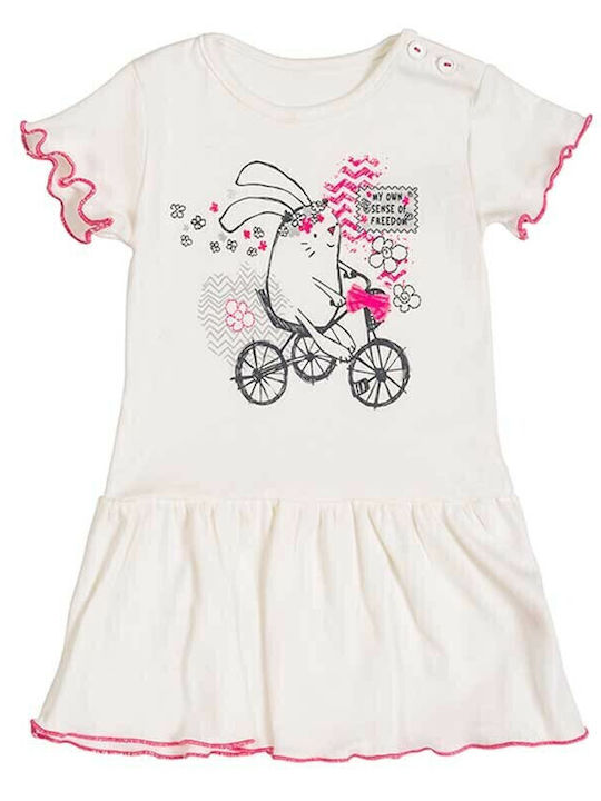 Makoma Children's Dress Ecru