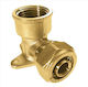 Pipe Elbow Fitting Brass 1/2" 16mm NX47