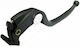 Manetă Frână Motocicletă Reglabilă pentru Kawasaki ZZR 1400 Negru 220-04-11050