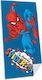 Kids Licensing Kinder-Strandtuch Blau Spiderman 140x70cm SPM-D37A