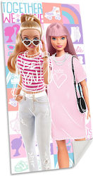 Kids Licensing Παιδική Πετσέτα Θαλάσσης Ροζ Barbie Kids Licensing Παιδική Πετσέτα Θαλάσσης Ροζ Barbie
