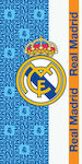 Carbotex Real Madrid Prosoape de plajă pentru copii Albastru Fotbal 140x70cm RM183065