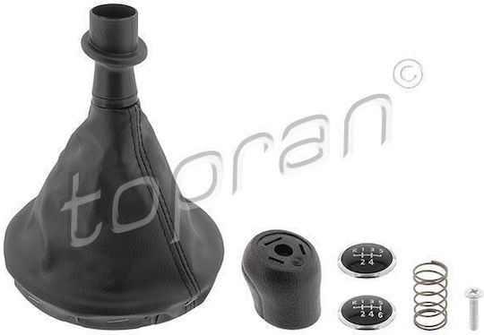 Topran Κάλυμμα για Πόμολο Ταχυτήτων για Mercedes-Benz V Volkswagen Transporter Μαύρο