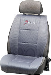 Kaver Spătar Auto 2buc Poliester Aero Gri