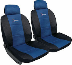 Kaver Huse Față Auto 2buc Poliester Aero Albast...