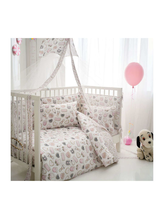 Vesta Home Pătură pentru bebeluși Bumbac Roz 120x160cm