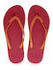 Frauen Flip Flops in Fuchsie Farbe