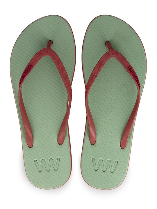 Frauen Flip Flops in Grün Farbe