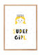Walls Super Girl 20x30cm