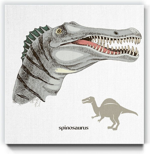 Walls Kids Wall Art Spinosaurus on Canvas 20x20cm