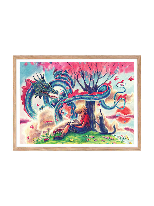 Walls Kids Framed Wall Painting Little Boy And ...