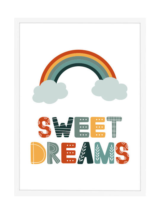 Walls Детско Рамка Sweet Dreams с Бяла Рамка от...