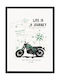 Walls Детска Рамка Life Is A Journey от Дърво 15x20бр