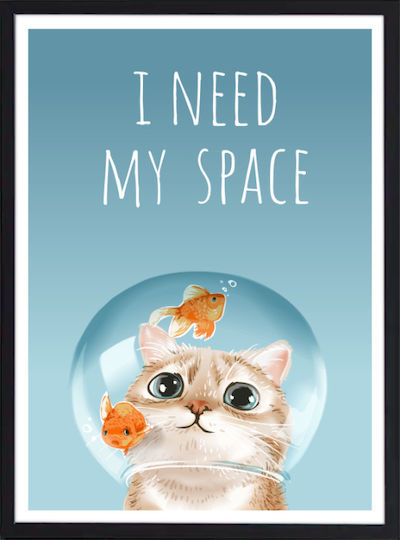 Walls Детско Рамка I Need My Space с Черна Рамка от Дърво 15x20см