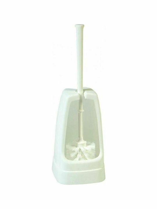 Plastic Toilet Brush White