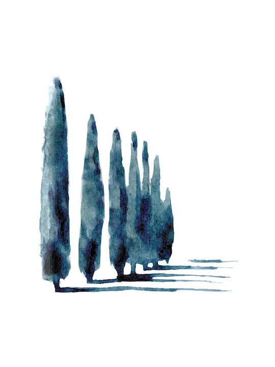 Walls Афиш Черни дървета 20x20см