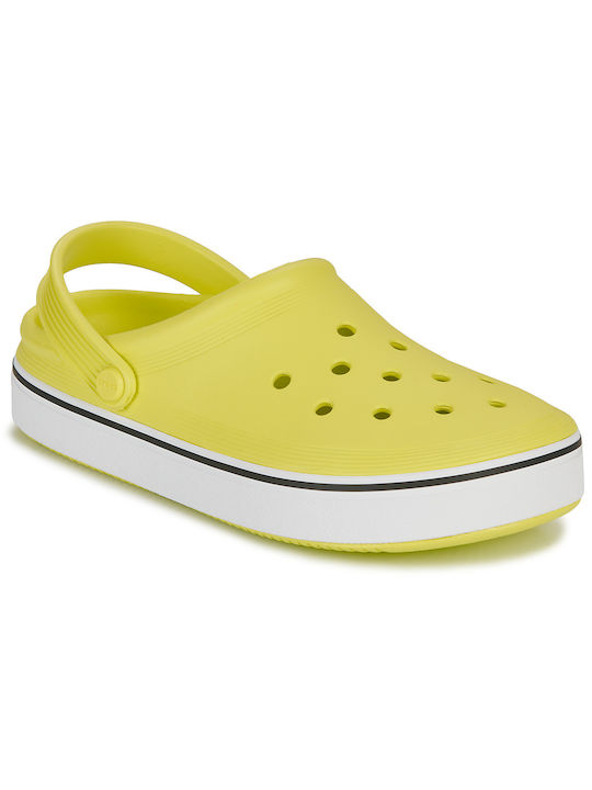 Crocs Crocband Clean Clog Σαμπό Κίτρινα