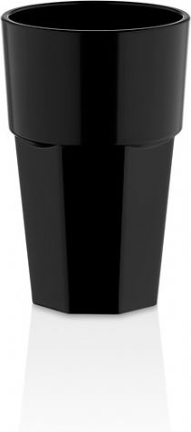 Gastroplast Ποτήρι Νερού από Πλαστικό σε Μαύρο Χρώμα 400ml