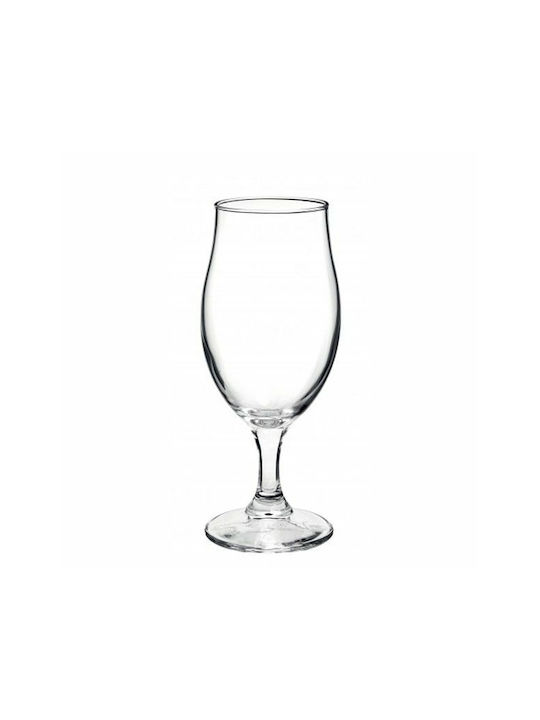 Glas Bier, μπίρας aus Glas Kelch 260ml 1Stück