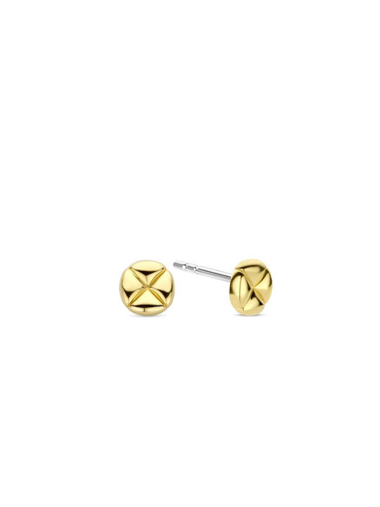 Ti Sento Earrings made of Silver Gold Plated