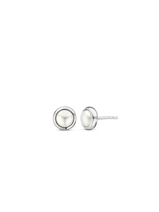 Ti Sento Earrings from Silver with Pearls