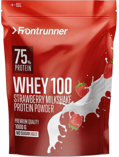 Frontrunner Whey 100 Πρωτεΐνη Ορού Γάλακτος με Γεύση Strawberry Milkshake 1kg