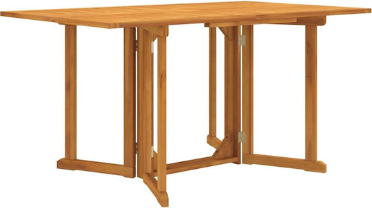 Table Foldable 150x90x75cm Brown Table Foldable 150x90x75cm Brown